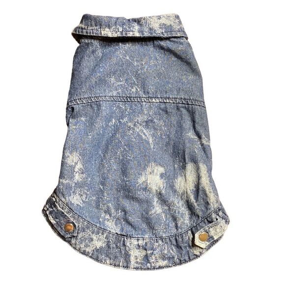 Top Paw Other - Denim Tye Dye Denim Jacket NWOT